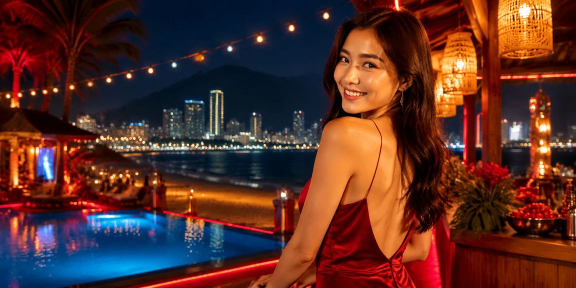 Khách VIP thưởng thức cà phê tại Nha Trang trong lúc kiểm tra bonus và ưu đãi trực tuyến