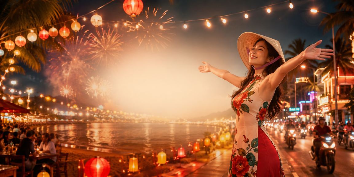 Phụ nữ đội nón lá tại Phú Quốc thư giãn bên bờ biển, không khí giải trí và cá cược nhẹ nhàng